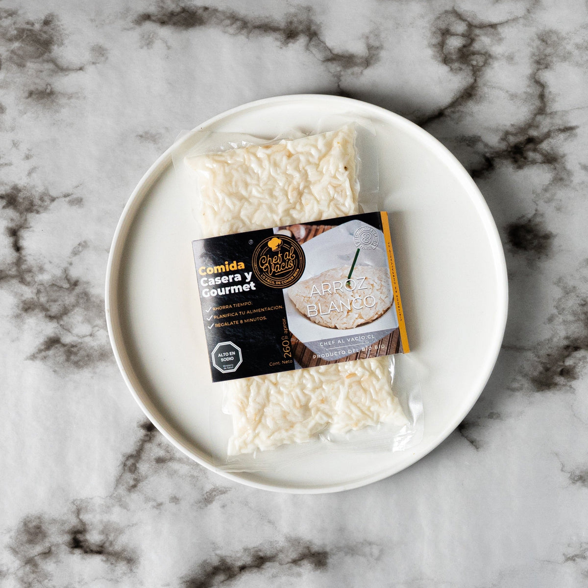 Arroz blanco, acompañamiento ideal para un almuerzo saludable | Chef al Vacío