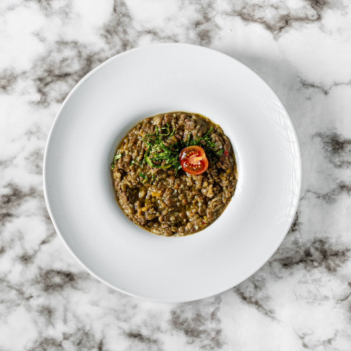 Lentejas criollas con arroz y zapallo camote, plato saludable | Chef al Vacío