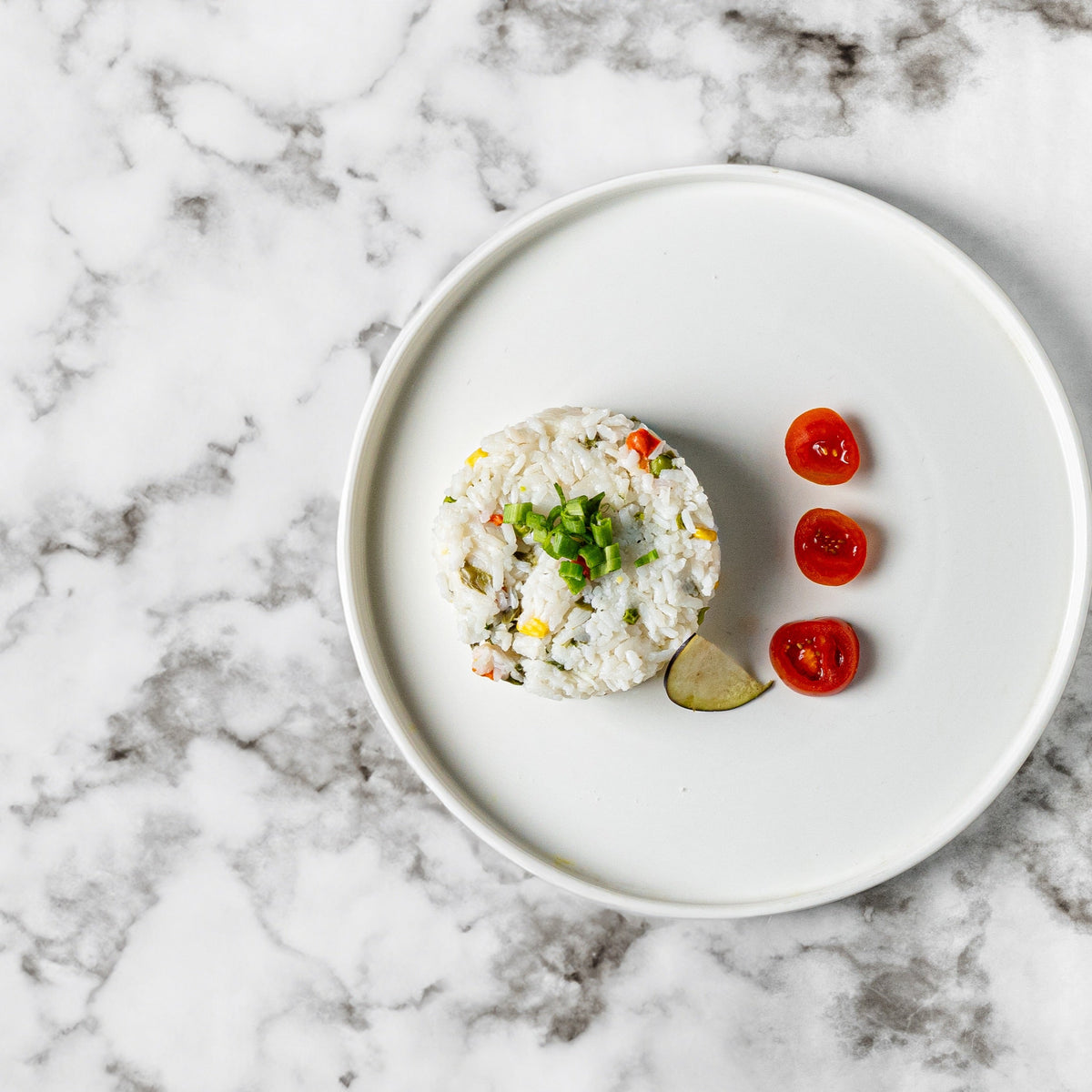 Arroz primavera con verduras, acompañamiento de almuerzo saludable | Chef al Vacío