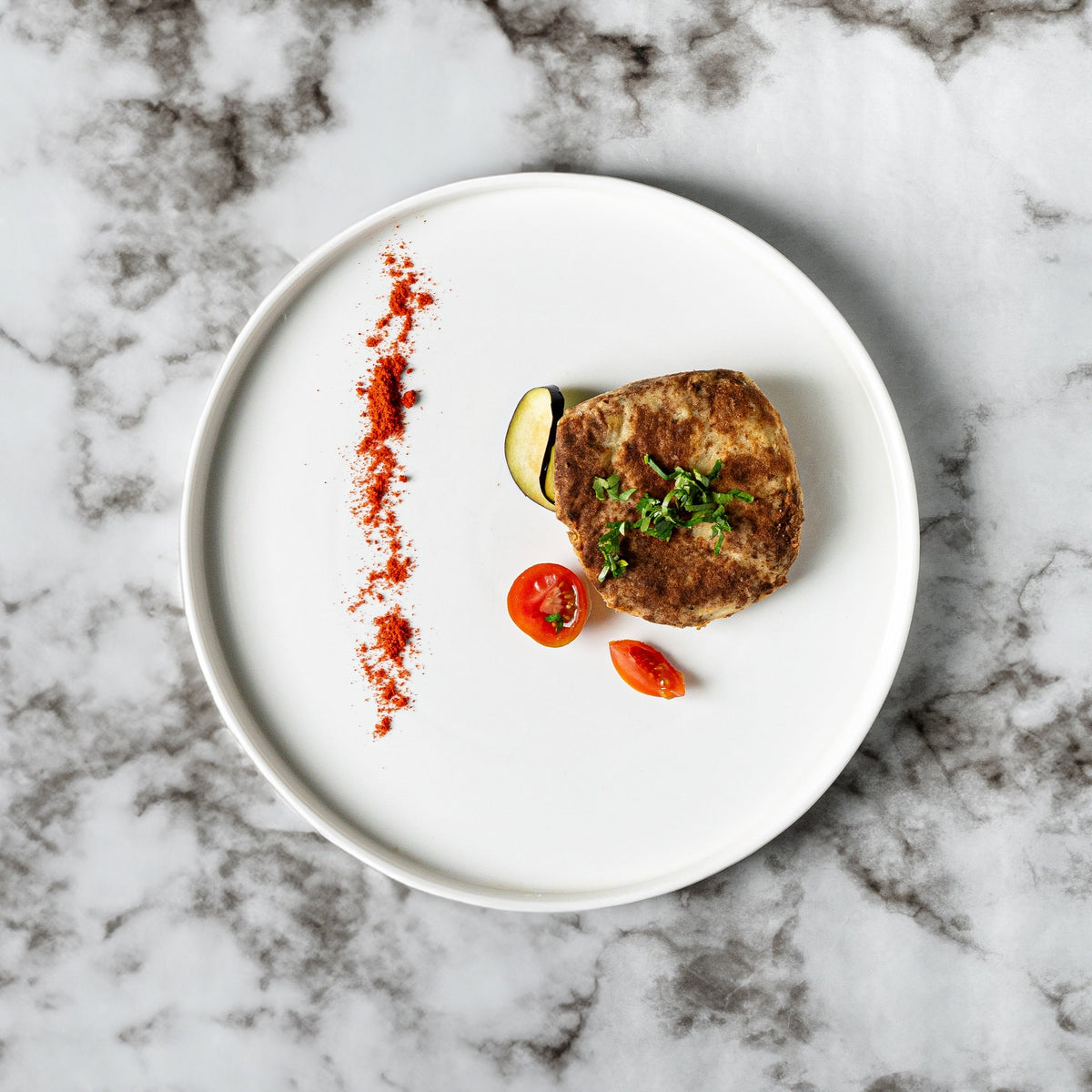 Hamburguesa de garbanzos, proteína vegetariana saludable | Chef al Vacío