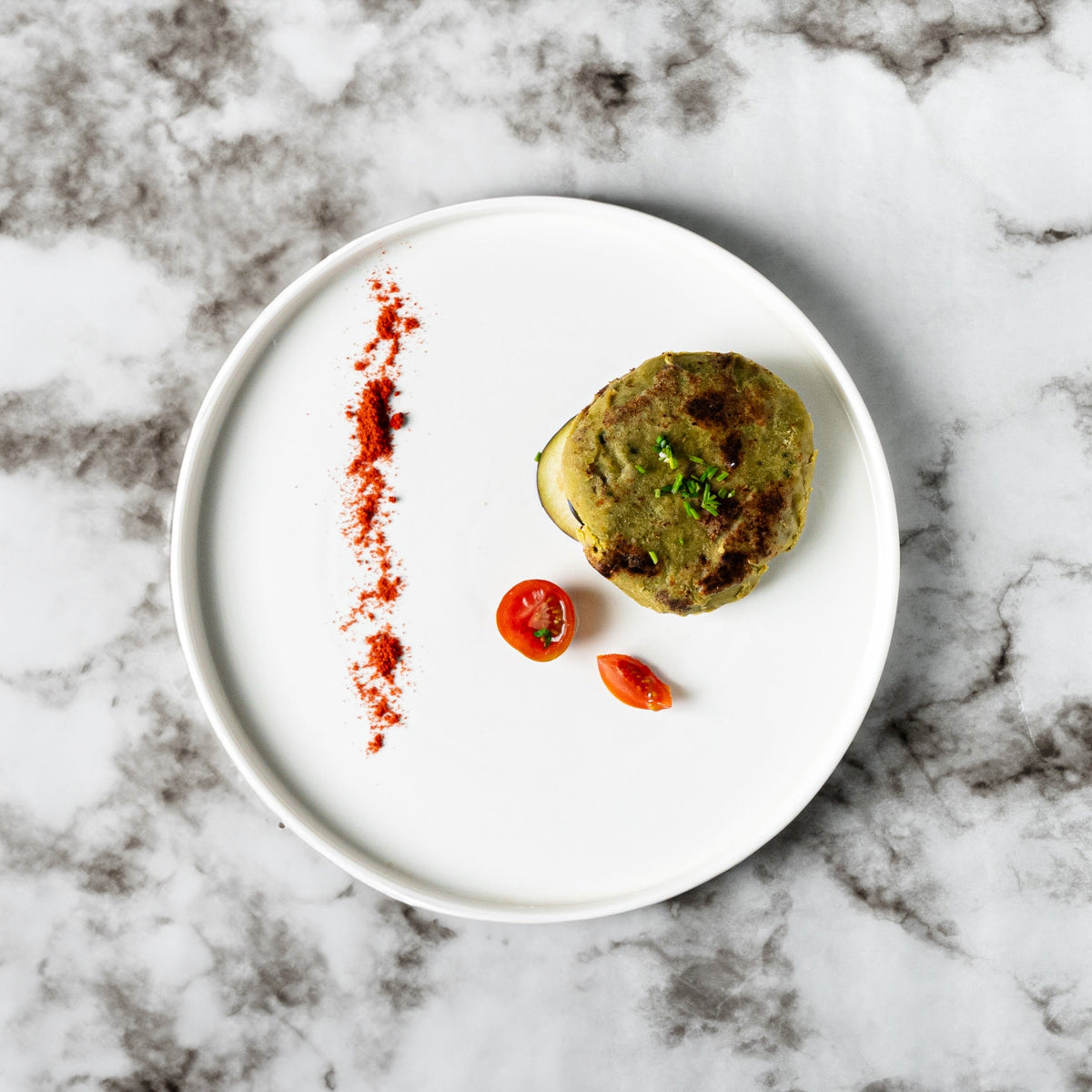 Hamburguesa de arvejas, proteína vegetariana saludable | Chef al Vacío