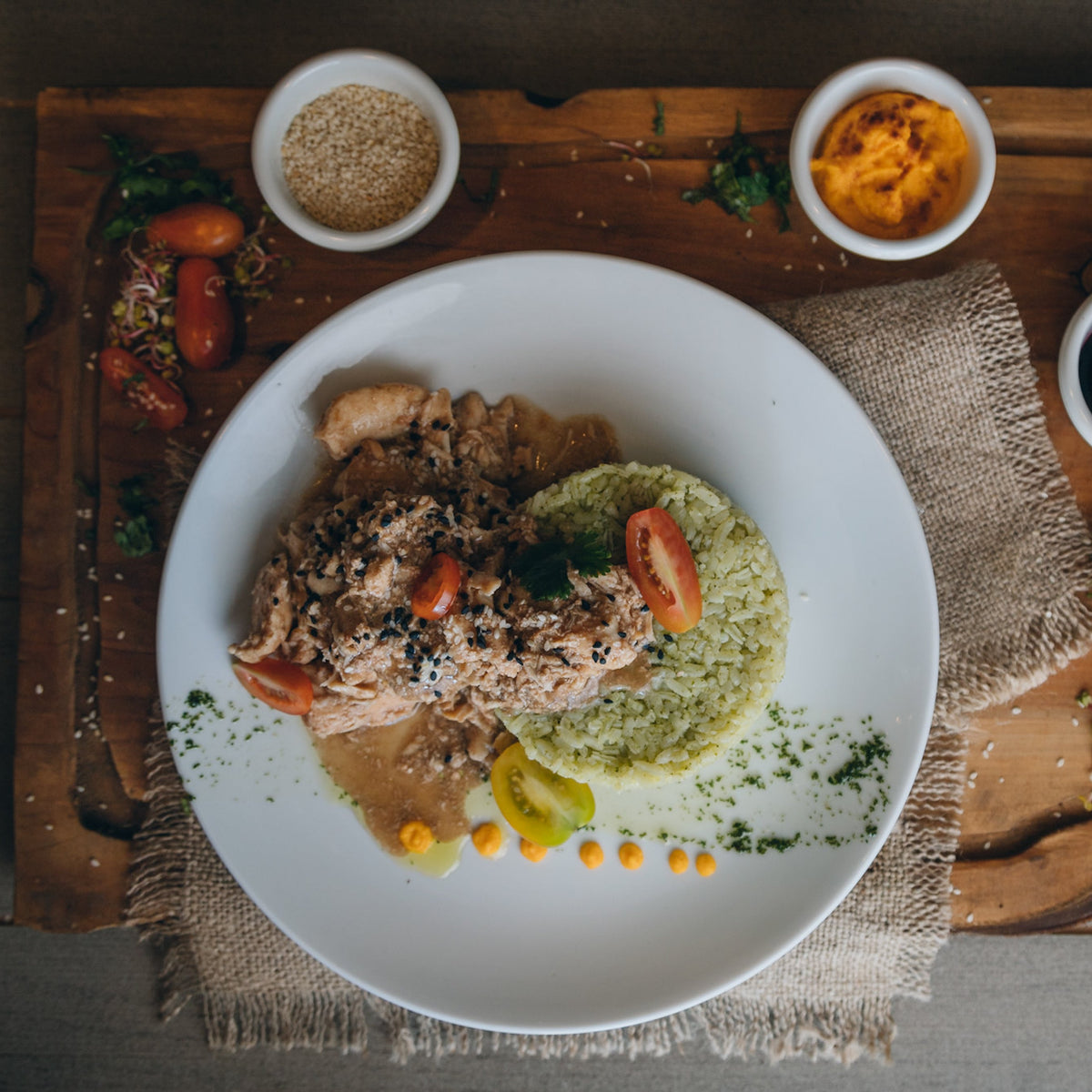 Pollo Thai agridulce, comida lista en minutos