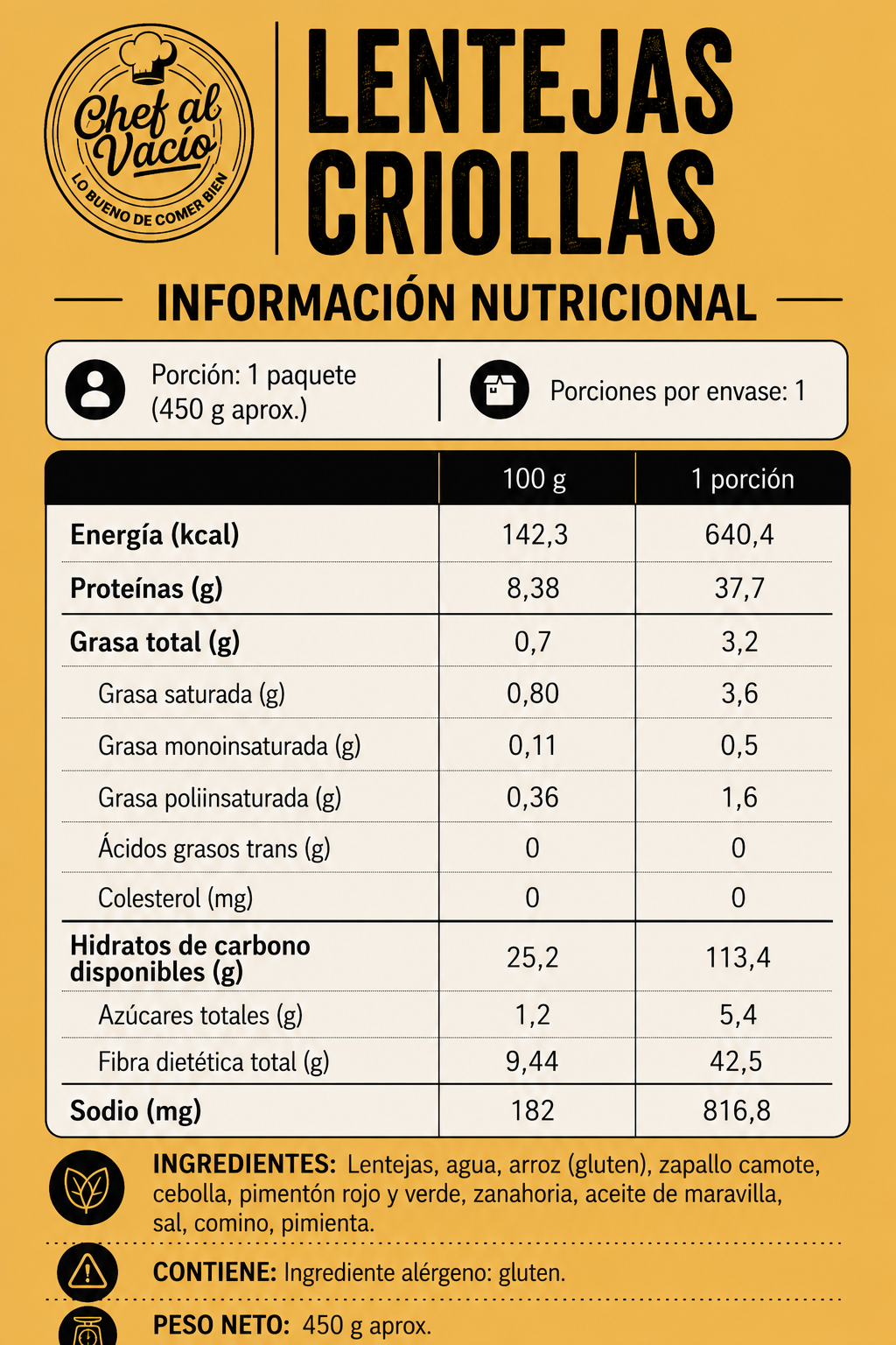 Lentejas Criollas